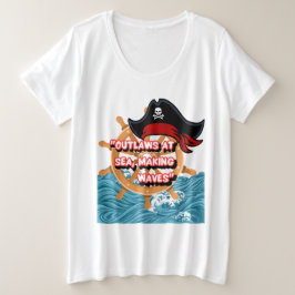 海賊引用文 プラスサイズTシャツ