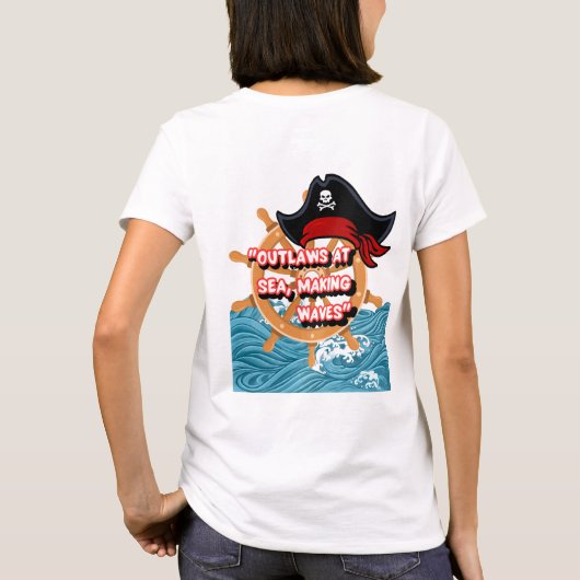 海賊引用文 Tシャツ (裏面)