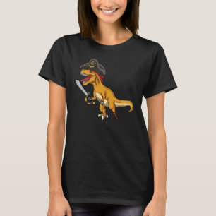 海賊恐竜レックス船乗り乗組員の宝物 Tシャツ
