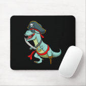 海賊恐竜Tレックスおもしろいティラノサウルスハロウィーン マウスパッド (マウス)