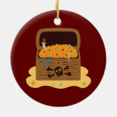 海賊戦利品の宝箱 セラミックオーナメント (裏面)