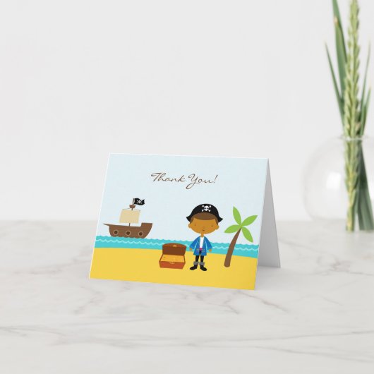 海賊折り畳みカード サンキューカード (正面)