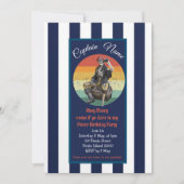 海賊招待状誕生日 招待状 (正面)