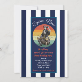 海賊招待状誕生日 招待状