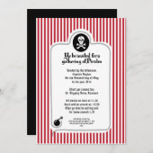 海賊招待状 招待状 (正面/裏面)