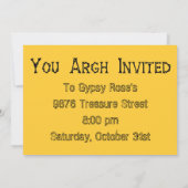 海賊招待状 招待状 (裏面)