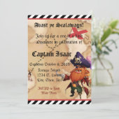 海賊招待5x7 招待状 (スタンド正面)