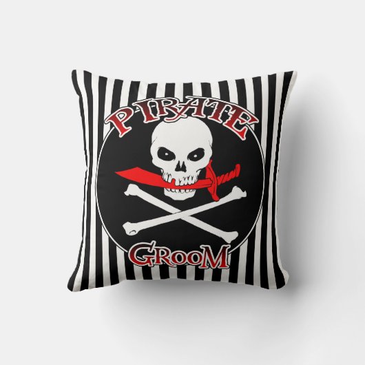 海賊新郎装飾用クッション クッション (裏面)