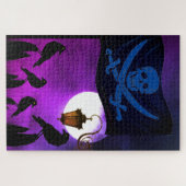 海賊旗と月 ジグソーパズル (横)