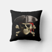 海賊旗の海賊スカル クッション (裏面)