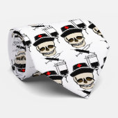 海賊旗の海賊ナースのタイ ネクタイ (ロール)