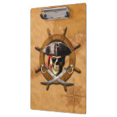 海賊旗の海賊車輪 クリップボード (左)