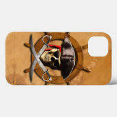 海賊旗の海賊車輪 Case-Mate iPhoneケース (裏面 (横))
