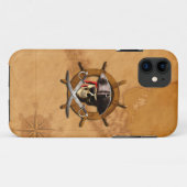 海賊旗の海賊車輪 Case-Mate iPhoneケース (裏面(横))
