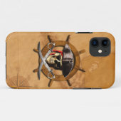 海賊旗の海賊車輪 Case-Mate iPhoneケース (裏面(横))