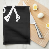 海賊旗 – ジョリーロジャー キッチンタオル (四つ折り)