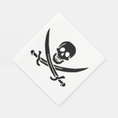 海賊旗 スカル 十字剣 スタンダードランチョンナプキン (角)