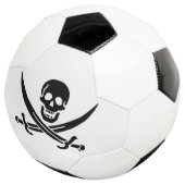 海賊旗 ドクロ 交差した剣 サッカーボール (3/4)