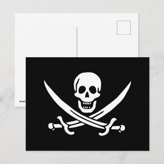 海賊旗 ポストカード (正面/裏面)