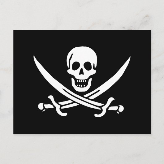 海賊旗 ポストカード (正面)