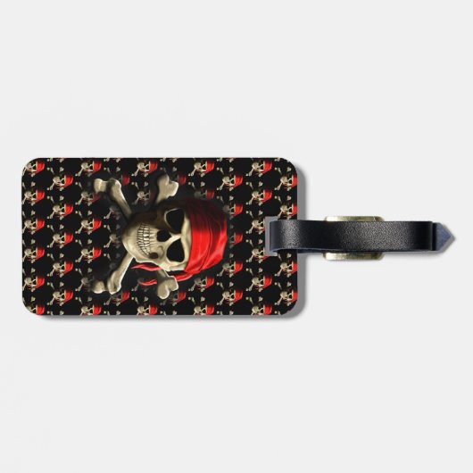 海賊旗 ラゲッジタグ (裏面横)