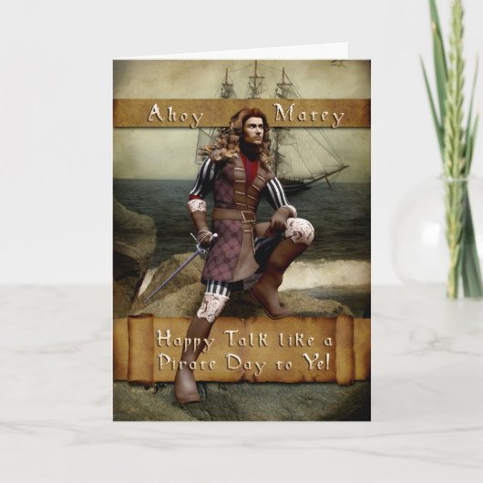 海賊日のような幸せな国際会議 カード (正面)