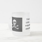 海賊日のマグのような話 フロストグラスマグカップ (正面左)