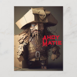 海賊日はがき状に話す シーズンポストカード