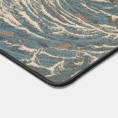 海賊日本の船による波 デスクマット (コーナー)