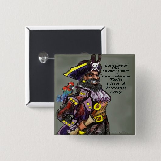 海賊日 缶バッジ (正面&裏面)