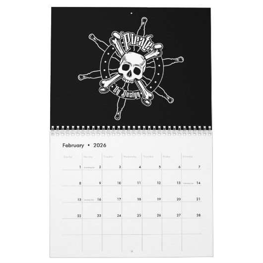 海賊暦 カレンダー (2月 2026)