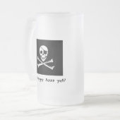 海賊楽しい時間のカスタムによって曇らされるマグ フロストグラスビールジョッキ (正面左)