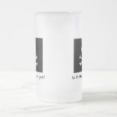 海賊楽しい時間のカスタムによって曇らされるマグ フロストグラスビールジョッキ (中央)