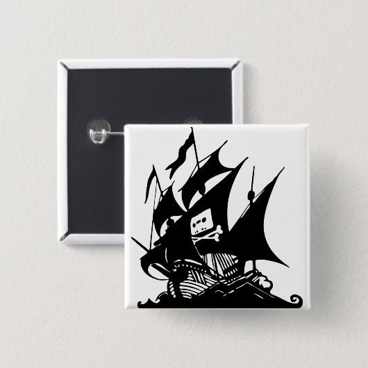 海賊湾 缶バッジ (正面&裏面)