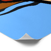 海賊漫画の頭 ポスター (角)