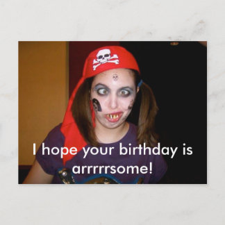 海賊版おもしろいハッピーバースデーはがきポストクロッシング ポストカード