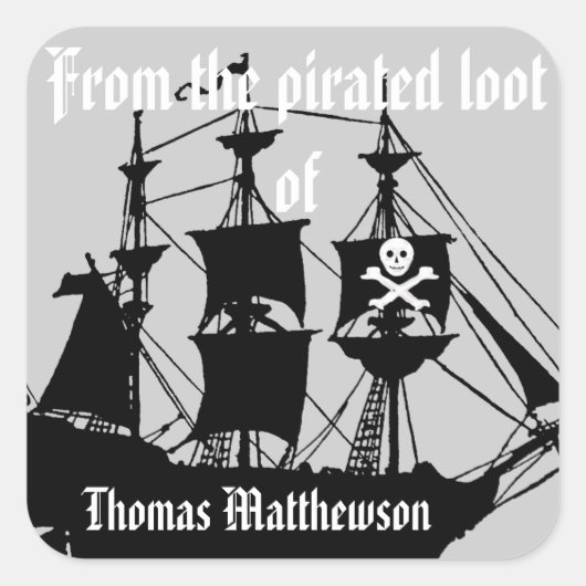 海賊版から….. スクエアシール (正面)