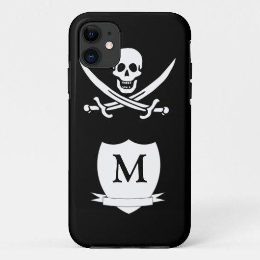 海賊版とモノグラム Case-Mate iPhoneケース (裏面)