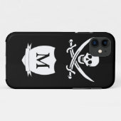 海賊版とモノグラム Case-Mate iPhoneケース (裏面(横))