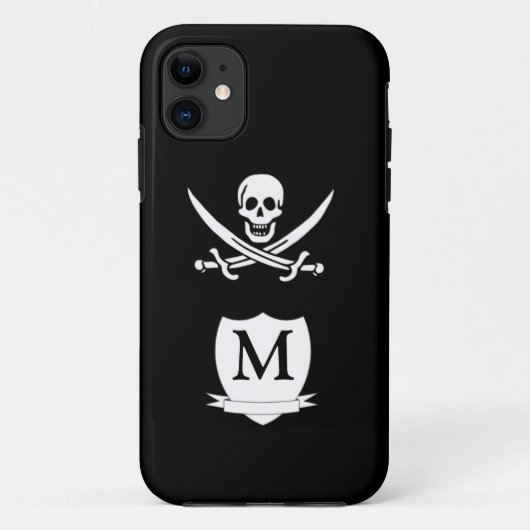 海賊版とモノグラム Case-Mate iPhoneケース (裏面)