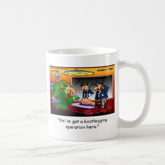 海賊版オペレーション 楽しい漫画Tシャツ&ギフト コーヒーマグカップ (右)