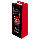 海賊版サンタおもしろいミュラーワインクリスマス ワインギフトバッグ (裏面アングル)