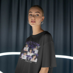 海賊版シャツ ラップスタイル ビンテージ オーダーメイド フォトTシャツ Tシャツ