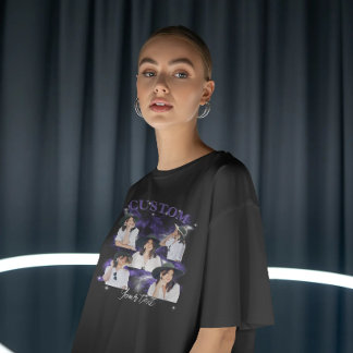 海賊版シャツ ラップスタイル ビンテージ オーダーメイド フォトTシャツ Tシャツ