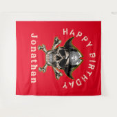 海賊版スカルボーンの背景 タペストリー (正面(横))