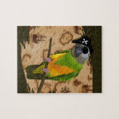 海賊版セネガルのオウムの宝庫の地図 ジグソーパズル (横)