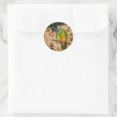 海賊版セネガルのオウムの宝庫の地図 ラウンドシール (バッグ)