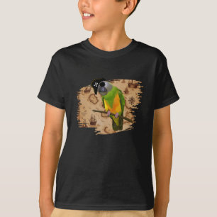 海賊版セネガルのオウムの宝庫の地図 Tシャツ
