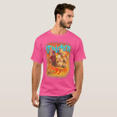 海賊版チキンナゲッおもしろいト90S海賊版ラップの Tシャツ (正面フル)