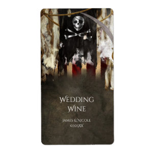 海賊版テーマパーティワインラベル ラベル